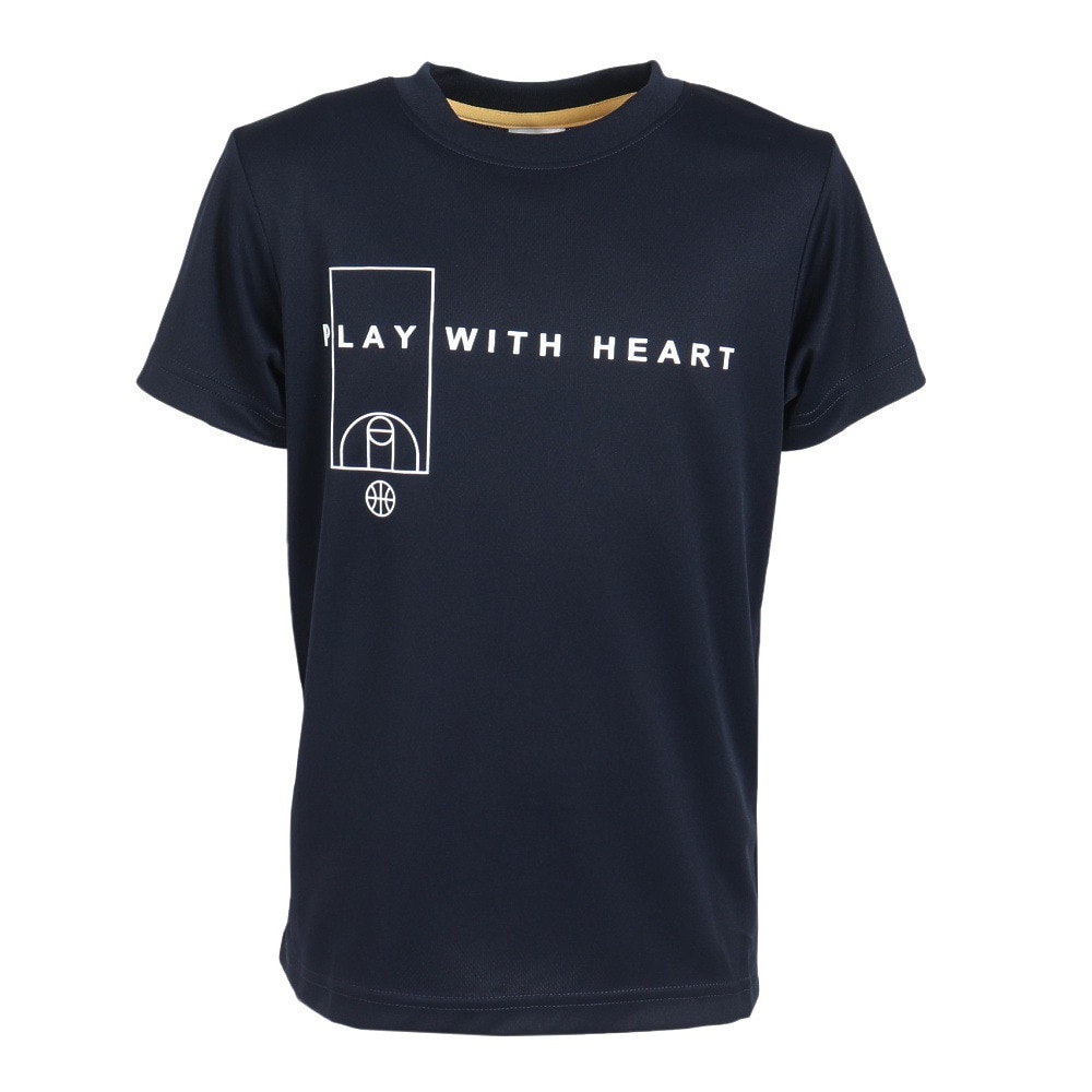コンバース（CONVERSE）（キッズ）バスケットボールウェア ジュニア プリント Tシャツ CB442352-2900