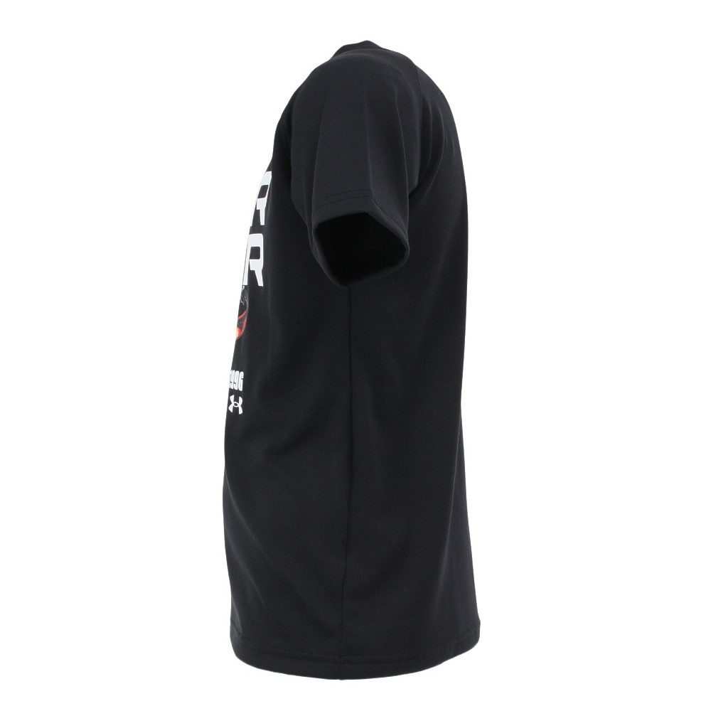 アンダーアーマー（UNDER ARMOUR）（キッズ）【新商品】 バスケットボールウェア ジュニア UAテック グラフィック ショートスリーブ Tシャツ 6001287 001