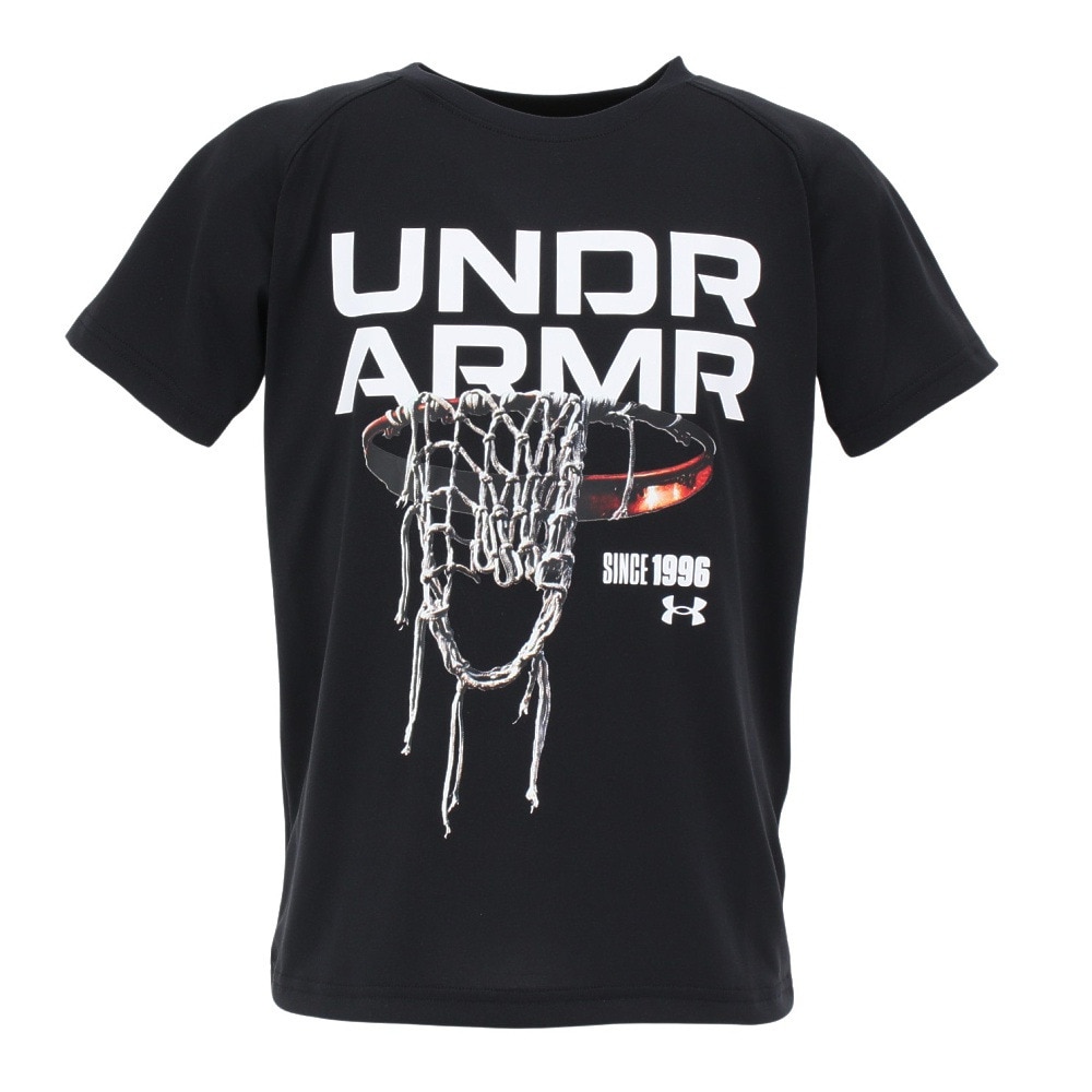 アンダーアーマー（UNDER ARMOUR）（キッズ）【新商品】 バスケットボールウェア ジュニア UAテック グラフィック ショートスリーブ Tシャツ 6001287 001