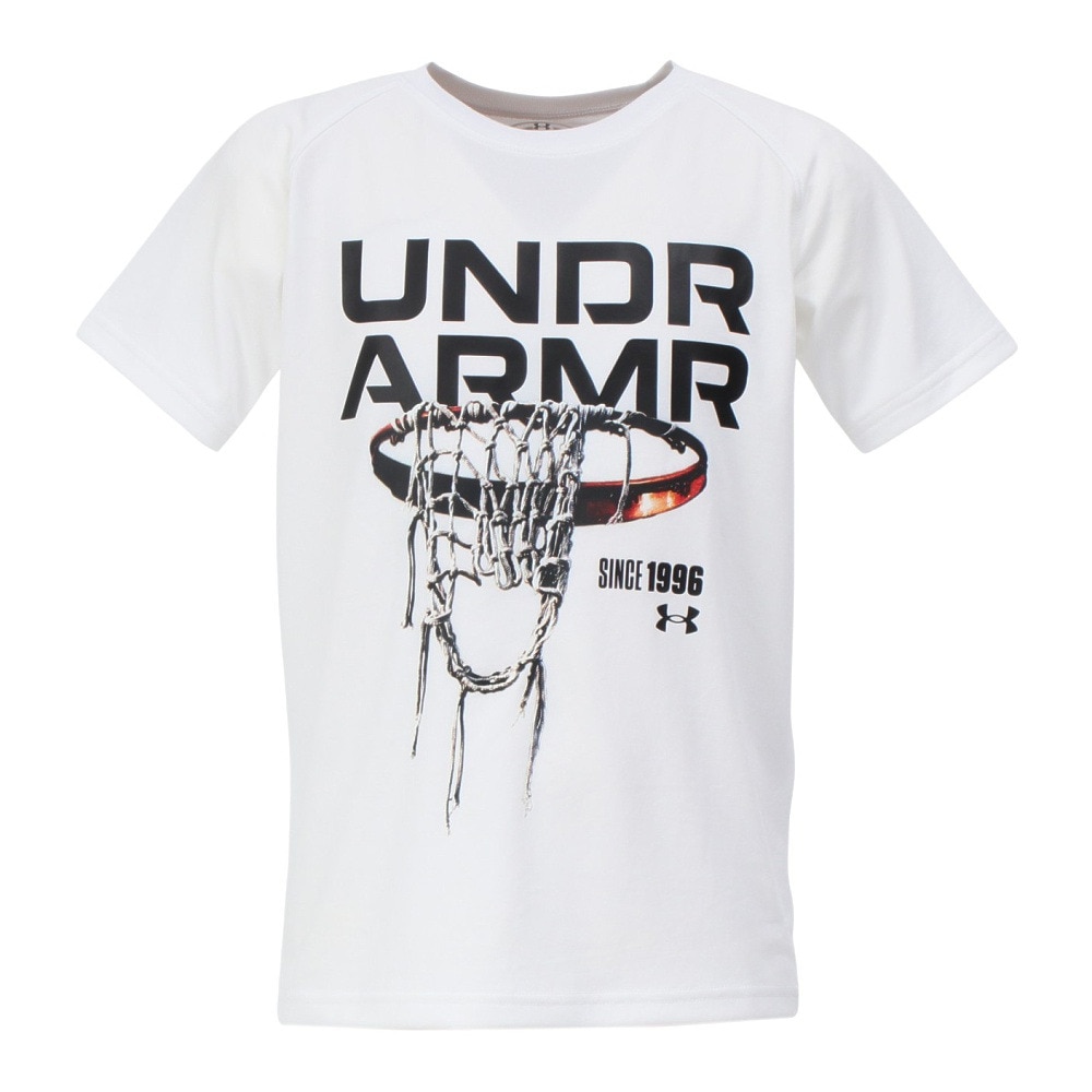 アンダーアーマー（UNDER ARMOUR）（キッズ）【新商品】 バスケットボールウェア ジュニア UAテック グラフィック ショートスリーブ Tシャツ 6001287 100