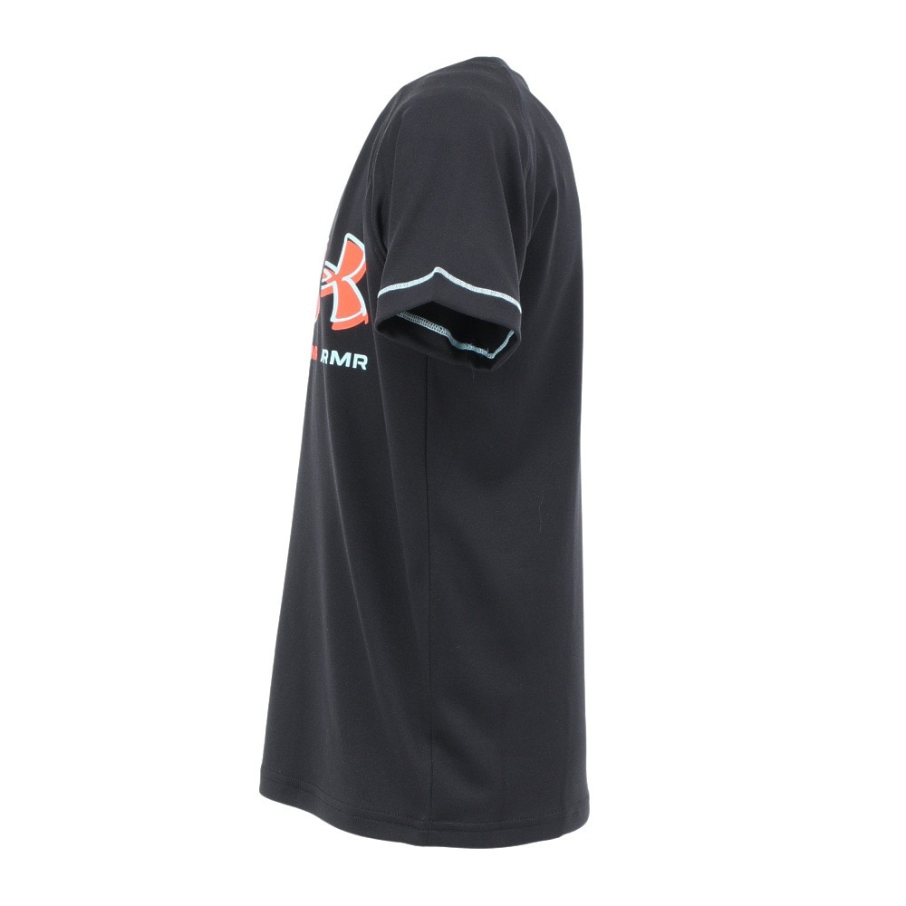 アンダーアーマー（UNDER ARMOUR）（キッズ）【新商品】 バスケットボールウェア ジュニア テック ゾーン プリント 半袖Tシャツ 6003639 001
