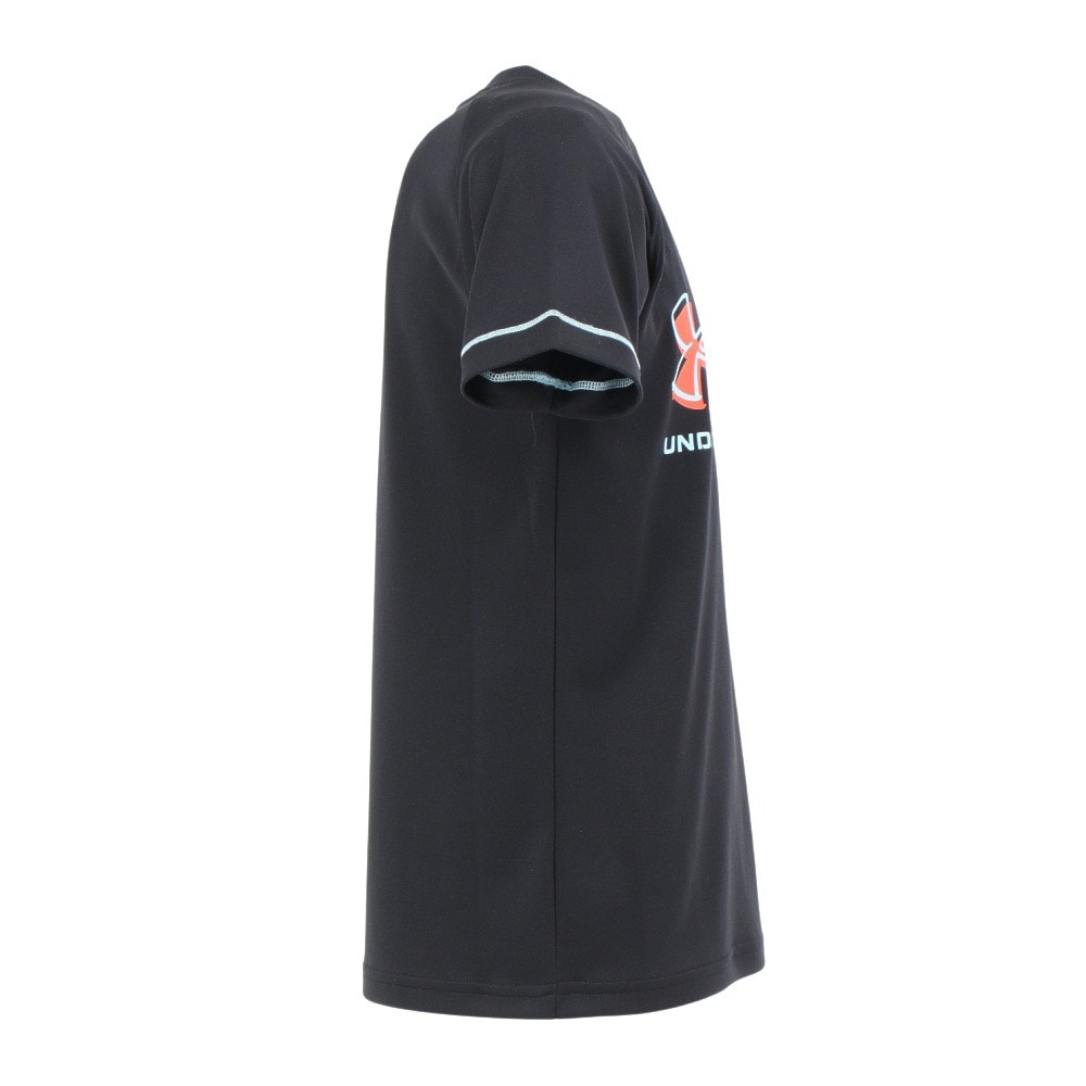 アンダーアーマー（UNDER ARMOUR）（キッズ）【新商品】 バスケットボールウェア ジュニア テック ゾーン プリント 半袖Tシャツ 6003639 001