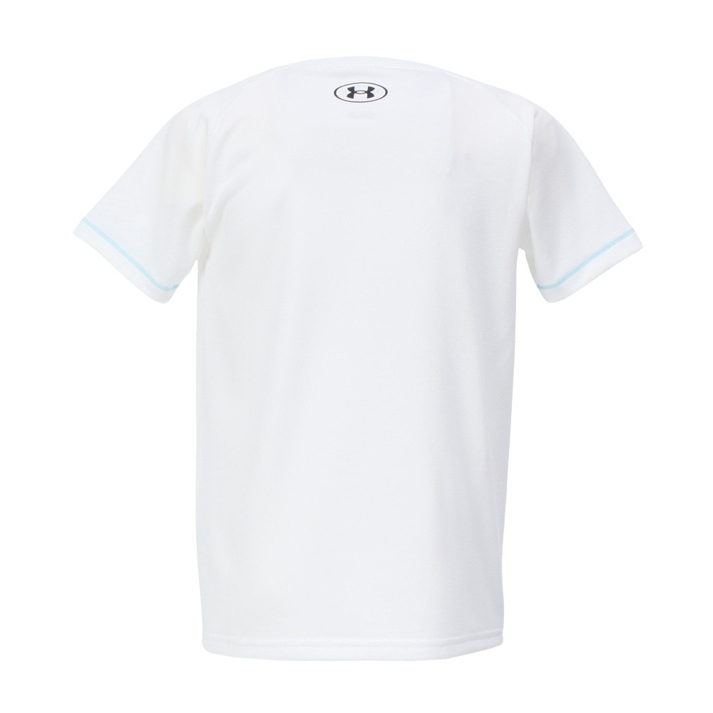 アンダーアーマー（UNDER ARMOUR）（キッズ）【新商品】 バスケットボールウェア ジュニア テック ゾーン プリント 半袖Tシャツ 6003639 100