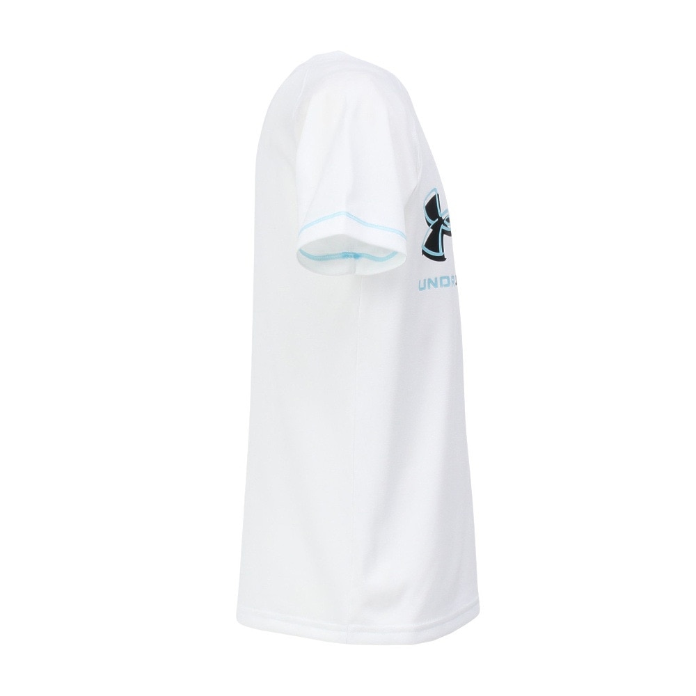 アンダーアーマー（UNDER ARMOUR）（キッズ）【新商品】 バスケットボールウェア ジュニア テック ゾーン プリント 半袖Tシャツ 6003639 100