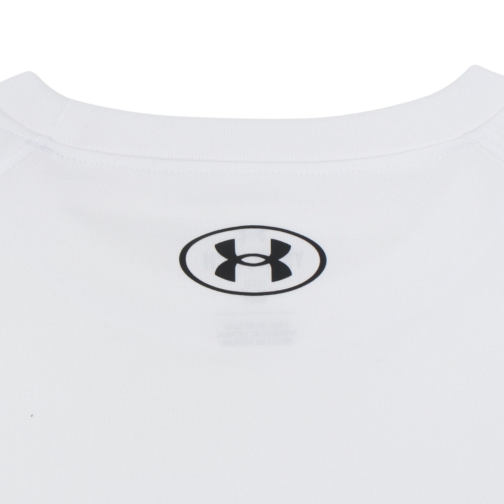 アンダーアーマー（UNDER ARMOUR）（キッズ）【新商品】 バスケットボールウェア ジュニア テック ゾーン プリント 半袖Tシャツ 6003639 100