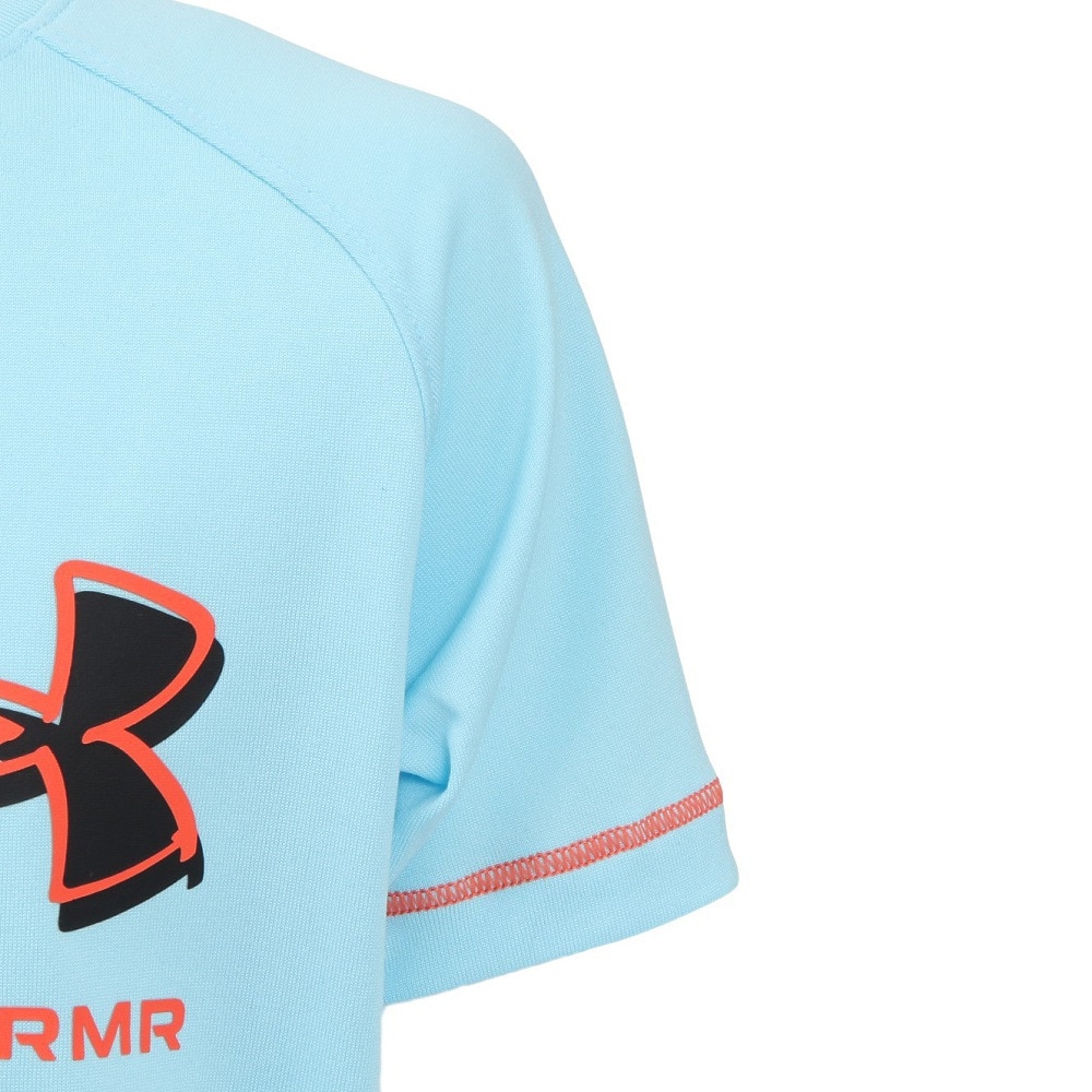 アンダーアーマー（UNDER ARMOUR）（キッズ）バスケットボールウェア ジュニア テック ゾーン プリント 半袖Tシャツ 6003639 494