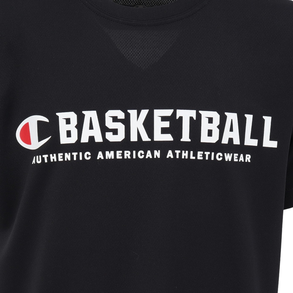チャンピオン（CHAMPION）（キッズ）【新商品】 バスケットボールウェア ジュニア 半袖Tシャツ CK-BB332 090
