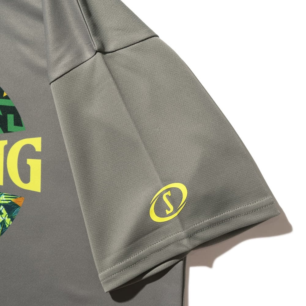 スポルディング（SPALDING）（キッズ）バスケットボールウェア ジュニア Tシャツ アフリカン バティック ボールプリント SJT25053ST