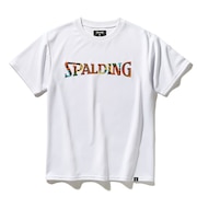 (キッズ)バスケットボールウェア ジュニア Tシャツ アフリカン バティック ロゴ SJT25054