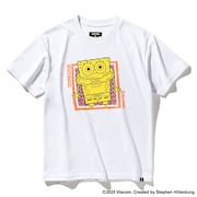 (キッズ)バスケットボールウェア ジュニア Tシャツ スポンジ・ボブ チェッカーフラッグ SJT25063S