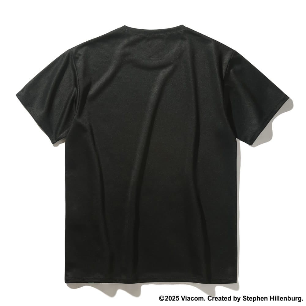 スポルディング（SPALDING）（キッズ）バスケットボールウェア ジュニア Tシャツ スポンジ・ボブ クラビー パーティ SJT25067SBK
