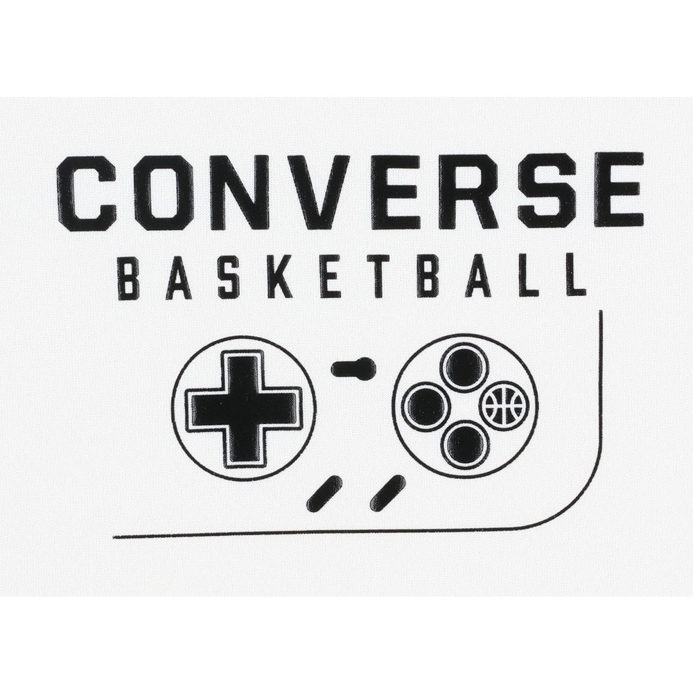 コンバース（CONVERSE）（キッズ）ジュニア バスケットボールウェア プリントTシャツ CB451352-1100