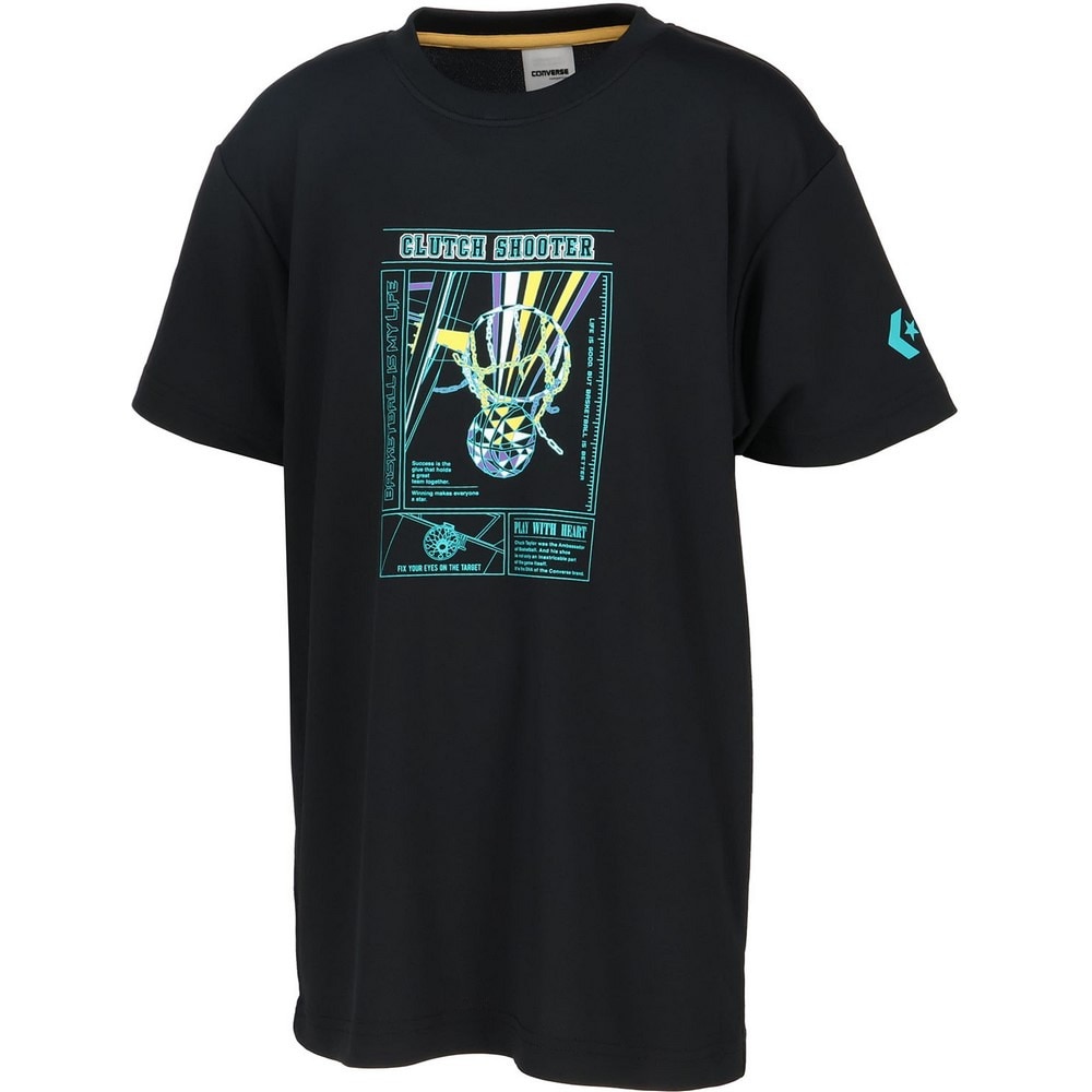 コンバース（CONVERSE）（キッズ）バスケットボールウェア ジュニア プリントTシャツ CB451357-1924