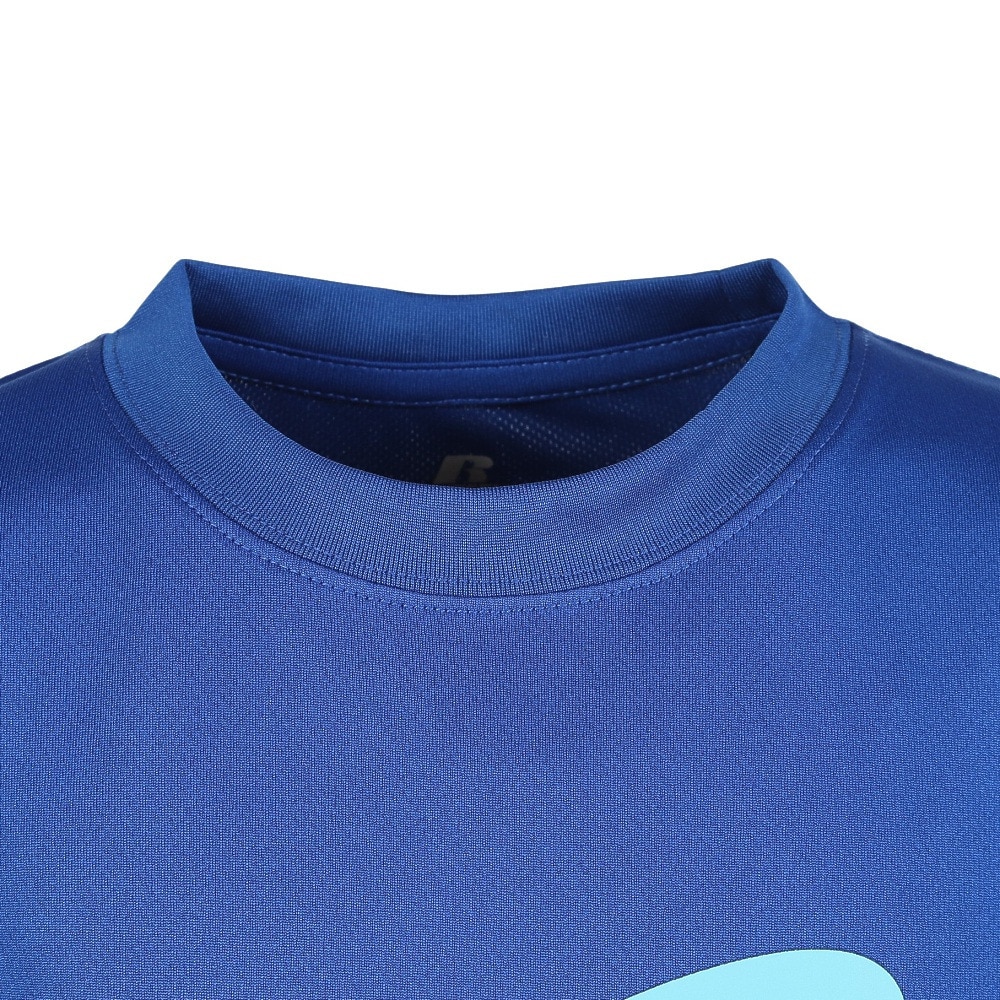 ラッセル（RUSSELL）（キッズ）バスケットボールウェア ジュニア PLANET 半袖Tシャツ RBBJ25S011 BLU