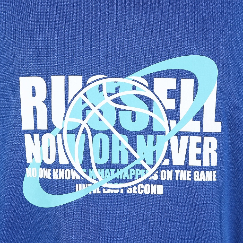 ラッセル（RUSSELL）（キッズ）バスケットボールウェア ジュニア PLANET 半袖Tシャツ RBBJ25S011 BLU
