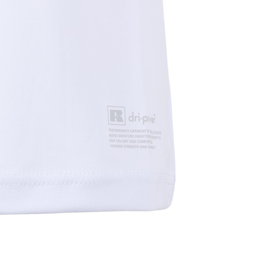 ラッセル（RUSSELL）（キッズ）バスケットボールウェア ジュニア 半袖 PLANET Tシャツ RBBJ25S011 WHT
