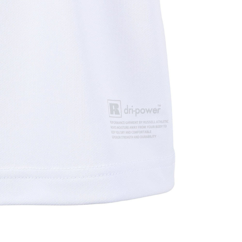 ラッセル（RUSSELL）（キッズ）バスケットボールウェア ジュニア 半袖 ARCHIVE COLOR Tシャツ RBBJ25S012 WHT
