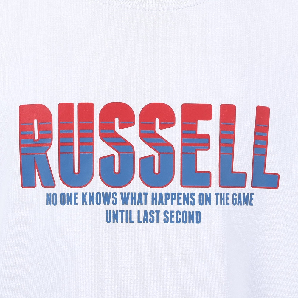 ラッセル（RUSSELL）（キッズ）バスケットボールウェア ジュニア 半袖 ARCHIVE COLOR Tシャツ RBBJ25S012 WHT