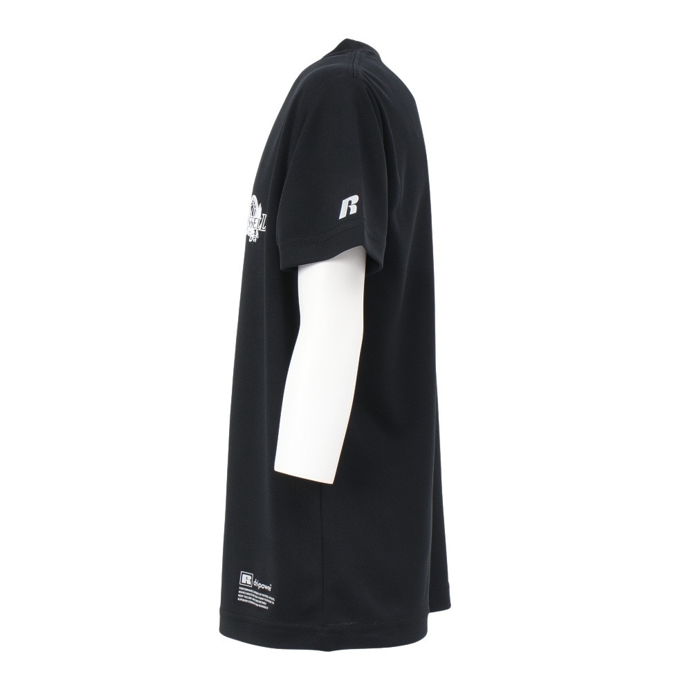 ラッセル（RUSSELL）（キッズ）ジュニア バスケットボールウェア 半袖 EAGLE Tシャツ RBBJ25S013 BLK