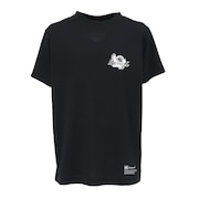 (キッズ)ジュニア バスケットボールウェア 半袖 EAGLE Tシャツ RBBJ25S013 BLK