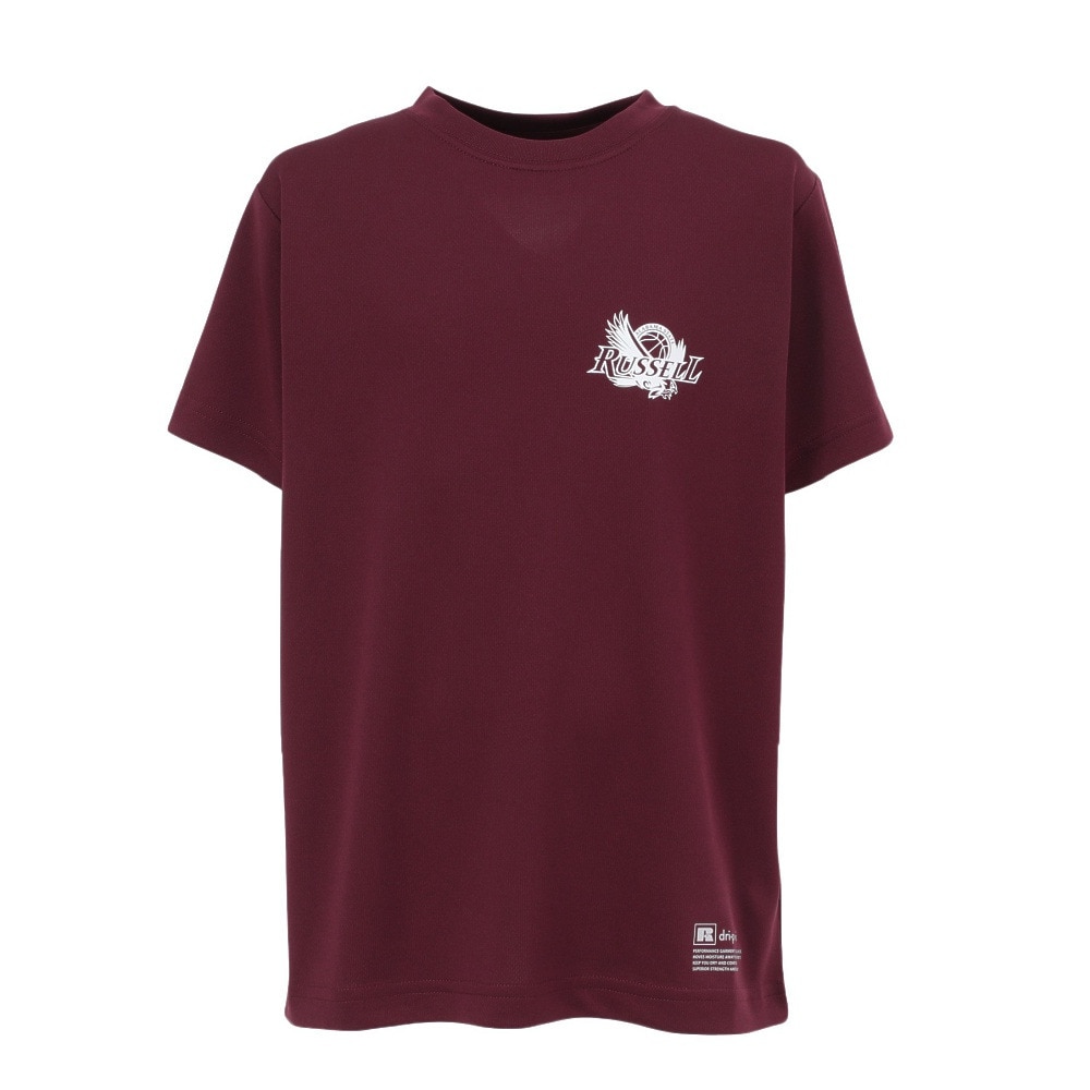 ラッセル（RUSSELL）（キッズ）ジュニア バスケットボールウェア 半袖 EAGLE Tシャツ RBBJ25S013 WIN