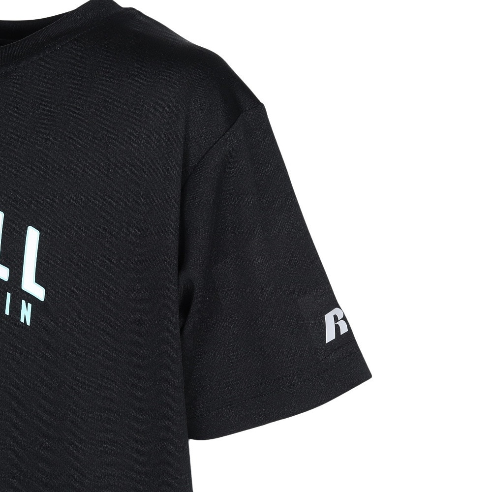 ラッセル（RUSSELL）（キッズ）バスケットボールウェア ジュニア 半袖Tシャツ HOOP RBBJ25S014 BLK