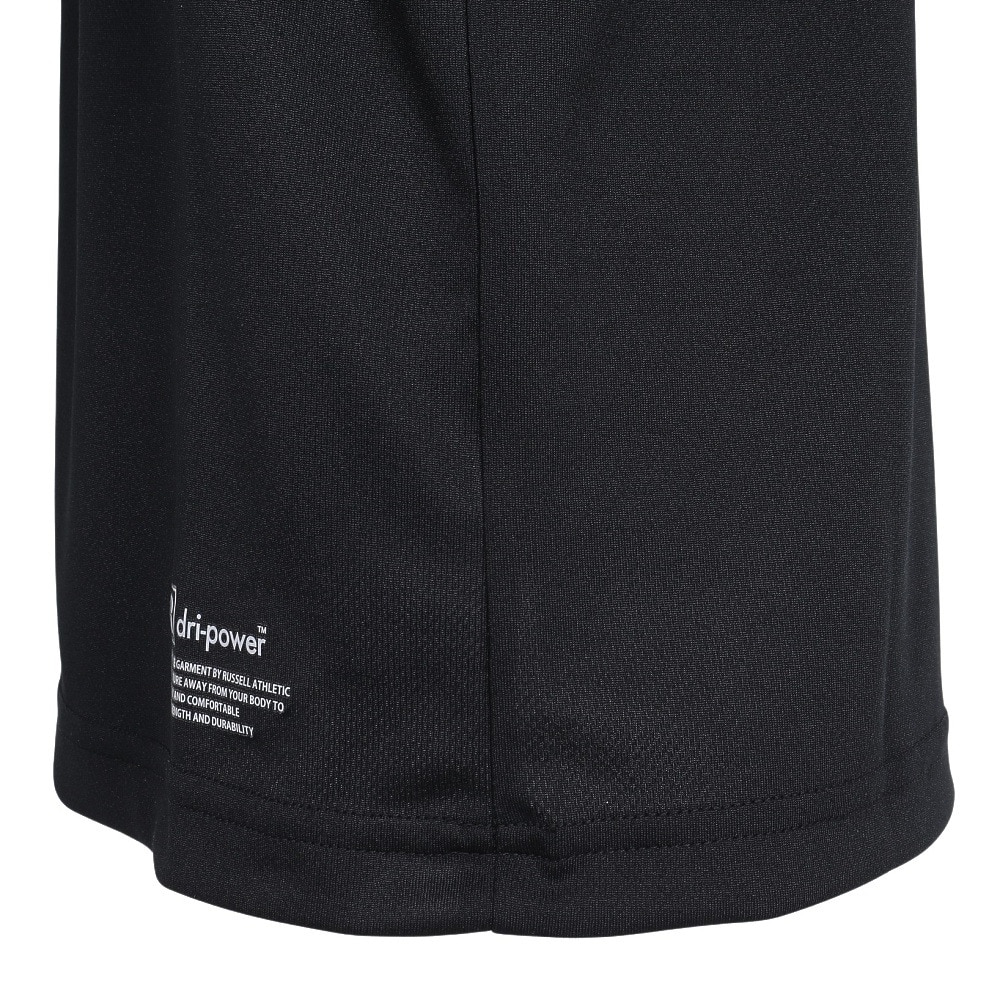 ラッセル（RUSSELL）（キッズ）バスケットボールウェア ジュニア 半袖Tシャツ HOOP RBBJ25S014 BLK