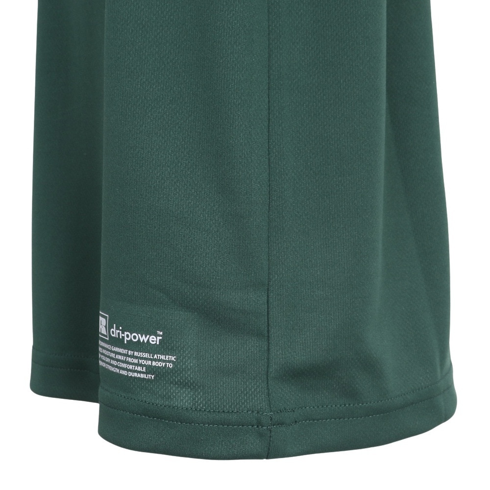 ラッセル（RUSSELL）（キッズ）バスケットボールウェア ジュニア 半袖Tシャツ HOOP RBBJ25S014 GRN