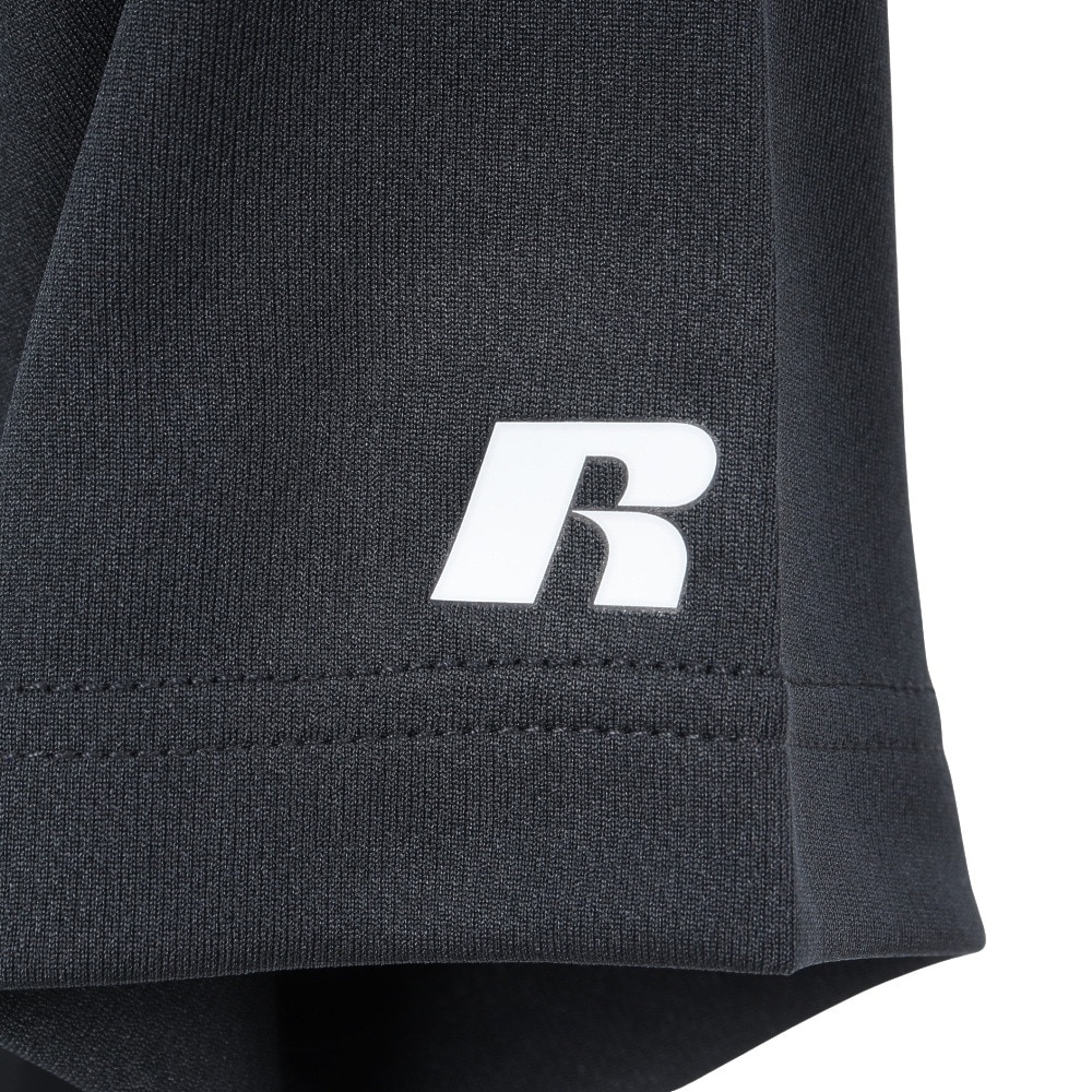 ラッセル（RUSSELL）（キッズ）ジュニア バスケットボールウェア 半袖 FOIL プリント Tシャツ RBBJ25S015 BLK