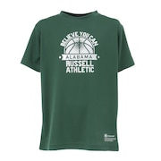 (キッズ)ジュニア バスケットボールウェア 半袖 FOIL PRINT Tシャツ RBBJ25S015 GRN
