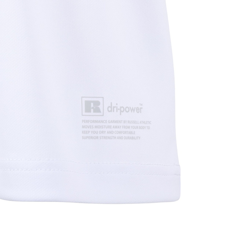 ラッセル（RUSSELL）（キッズ）バスケットボールウェア ジュニア 半袖 ライオン Tシャツ RBBJ25S016 WHT