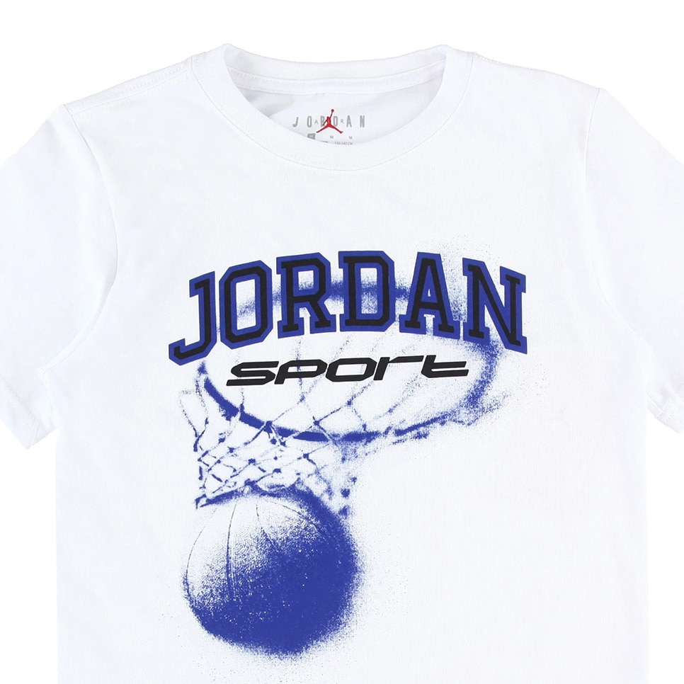 ジョーダン（JORDAN）（キッズ）バスケットボールウェア ジュニア HOOP ドライフィット 半袖 Tシャツ 95D848-001