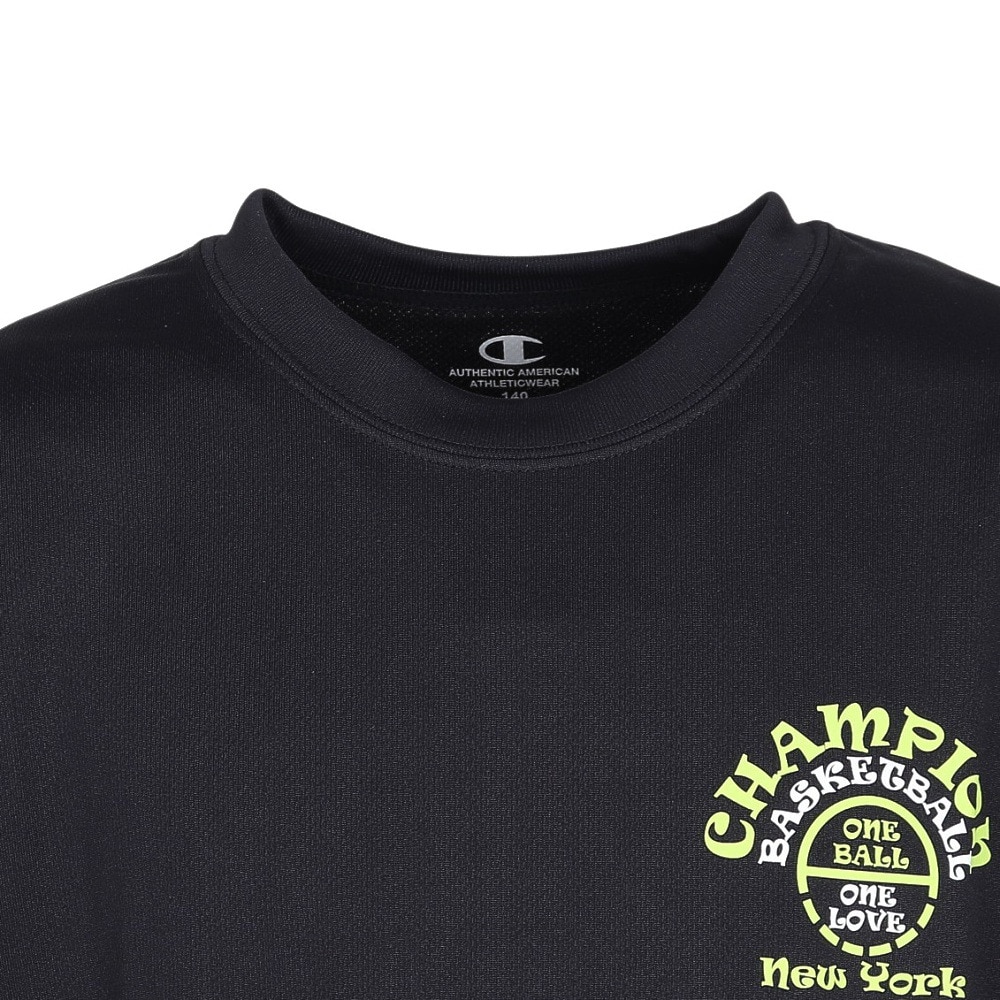 チャンピオン（CHAMPION）（キッズ）バスケットボールウェア ジュニア 半袖 Tシャツ CK-CB338 090