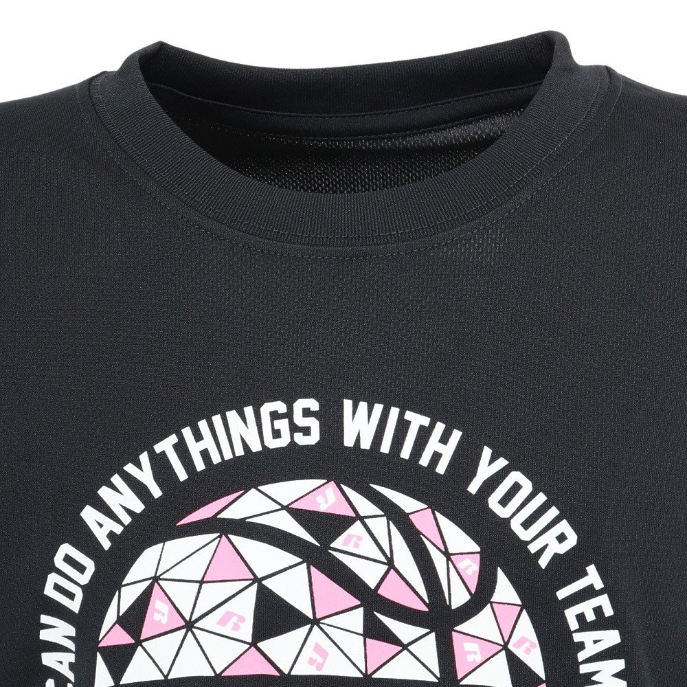 ラッセル（RUSSELL）（キッズ）バスケットボールウェア ジュニア ボール 半袖Tシャツ RBBJ26S002 BLK