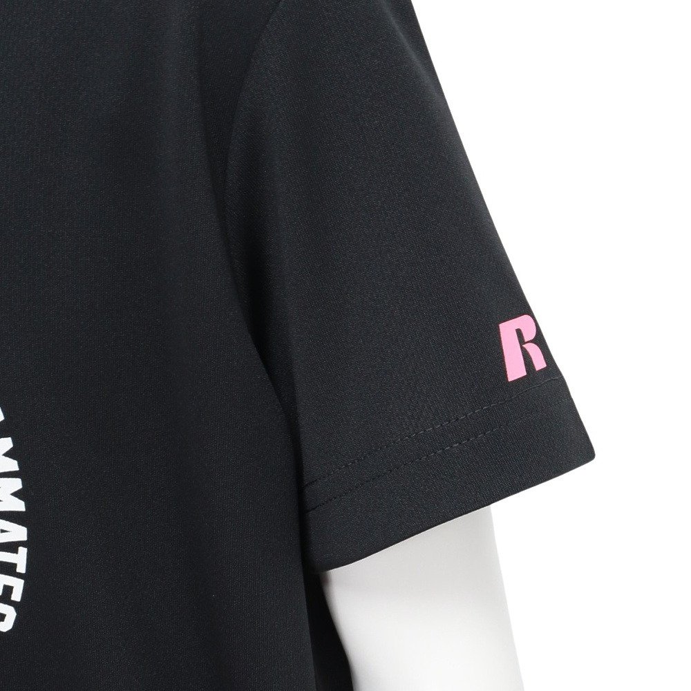 ラッセル（RUSSELL）（キッズ）バスケットボールウェア ジュニア ボール 半袖Tシャツ RBBJ26S002 BLK