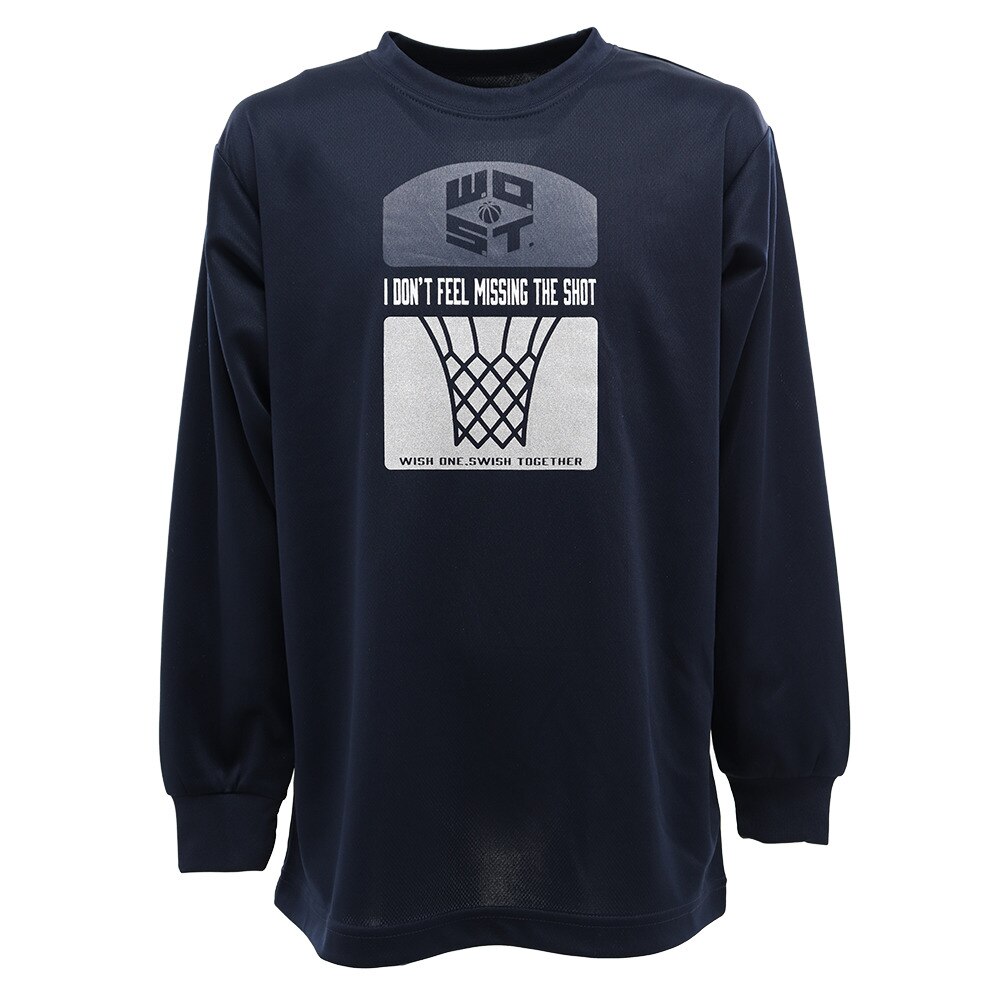  Ｔシャツ ジュニア 長袖 ドライ 吸汗速乾 I dont feel 751G9ES6639 【バスケットボール ウェア】