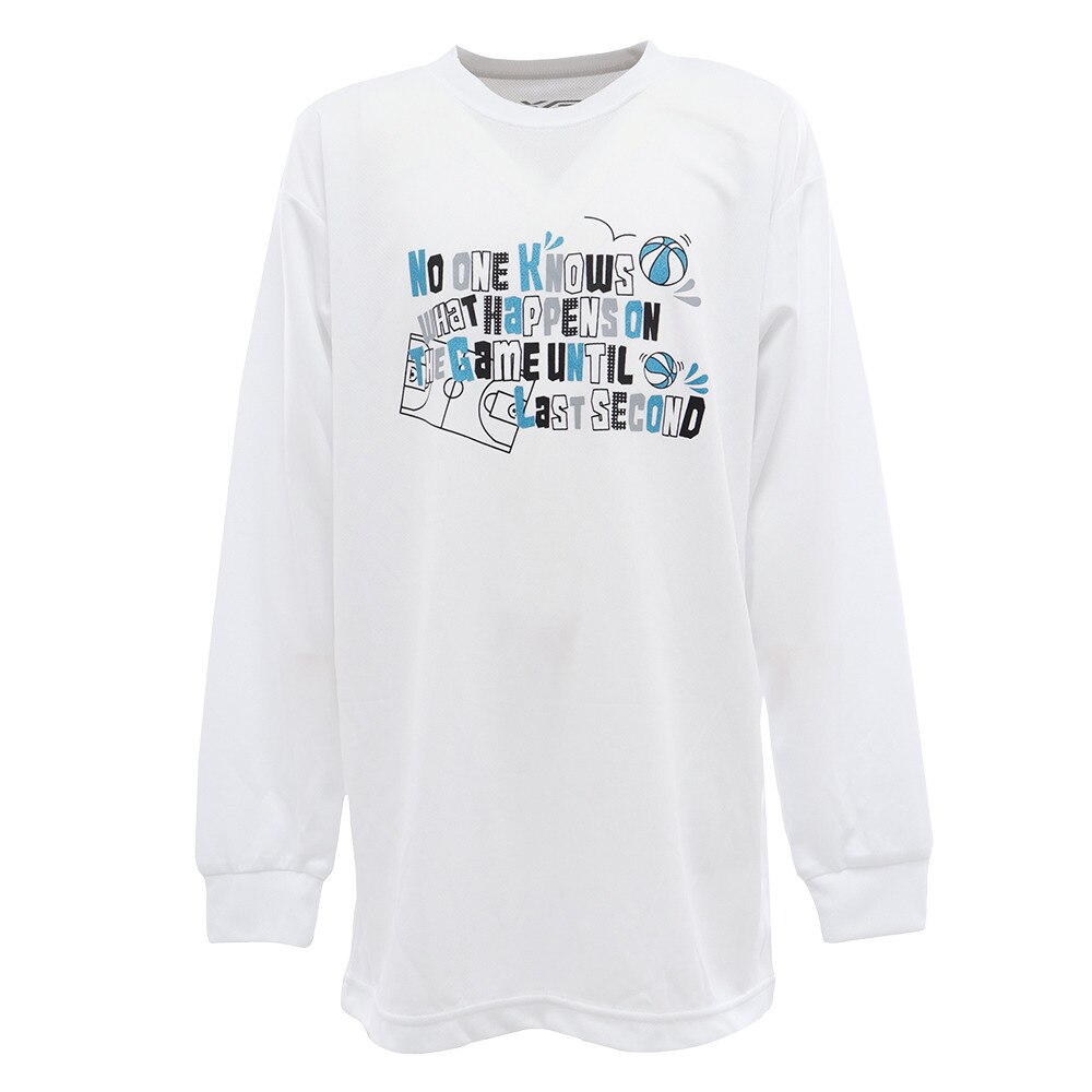 Ｔシャツ ジュニア 長袖 ドライ 吸汗速乾 No one knows what 751G9ES6644 【バスケットボール ウェア】