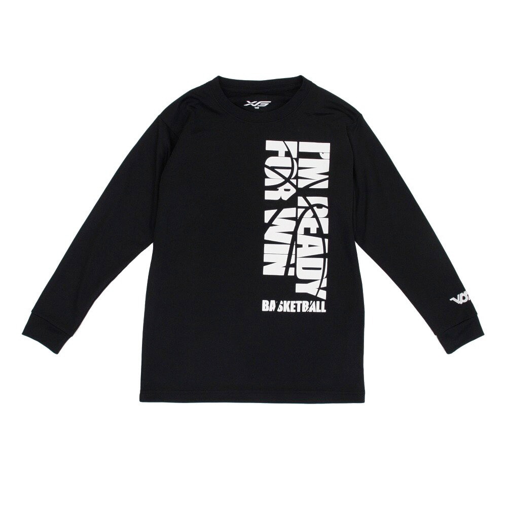  ジュニア ドライプラス 長袖Tシャツ 751G0CD1645 BLK