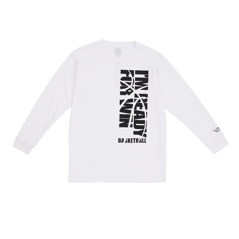 ジュニア ドライプラス 長袖Tシャツ 751G0CD1645 WHT