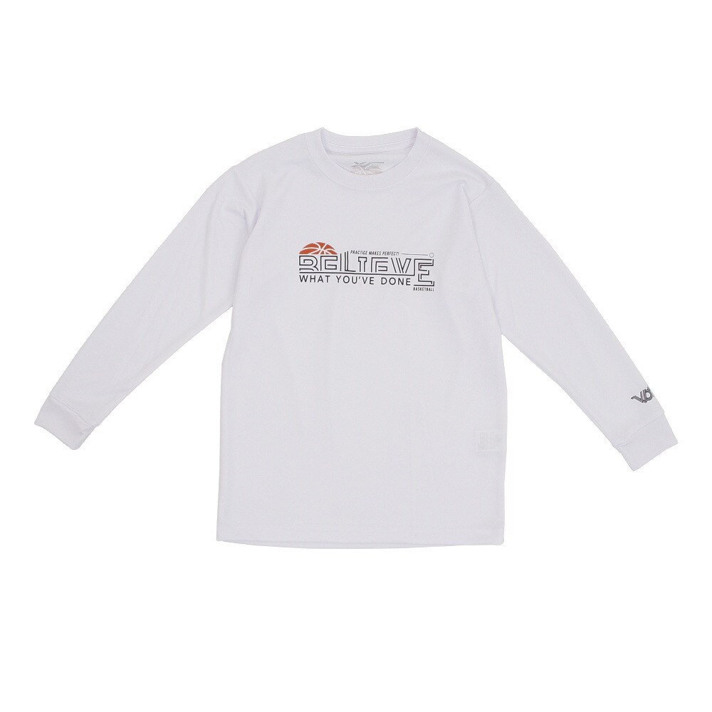  ジュニア ドライプラス 長袖Tシャツ 751G0CD1646 WHT