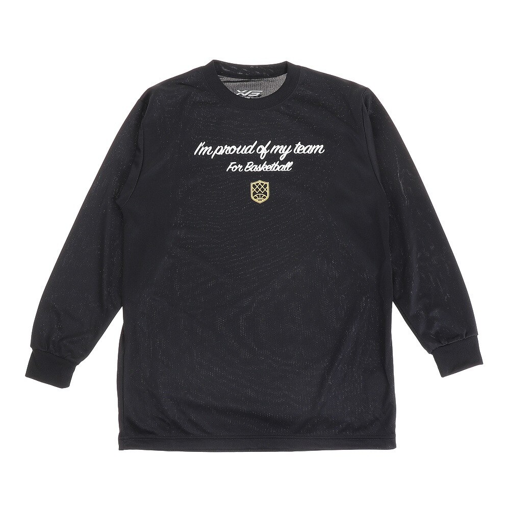  ジュニア ドライプラス 長袖Tシャツ 751G0ES1639 BLK