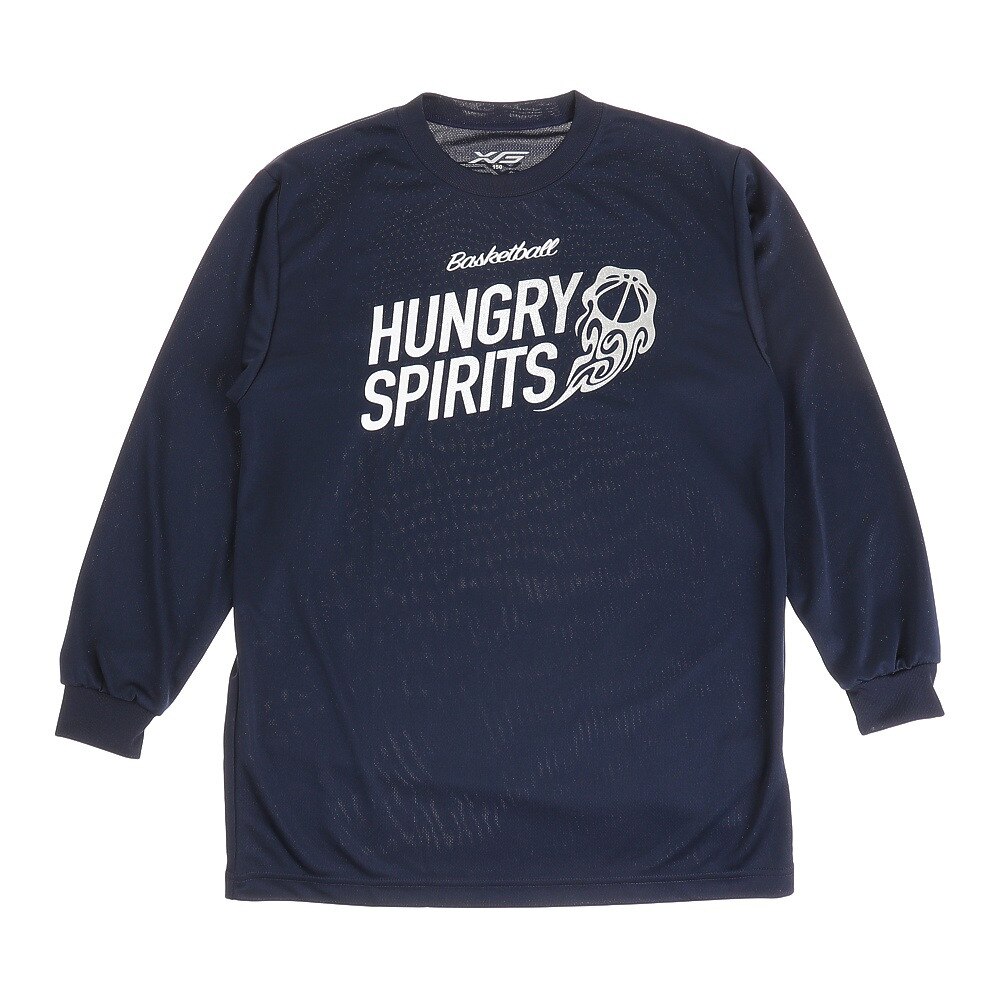  ジュニア ドライプラス 長袖Tシャツ 751G0ES1640 NVY