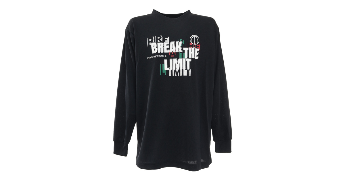 エックスティーエス｜バスケットボールウェア ジュニア ドライプラス長袖Ｔシャツ 751G1ES6633BLK - スポーツ用品はスーパースポーツゼビオ