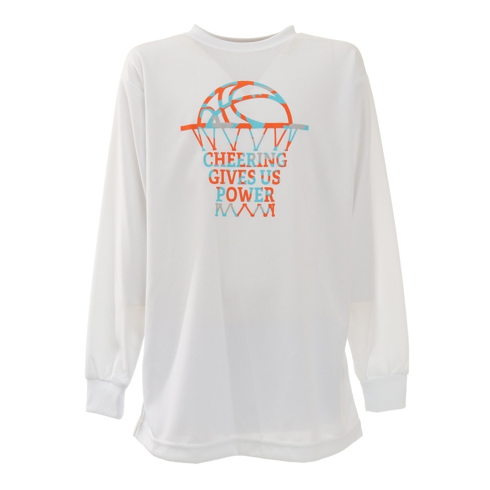 エックスティーエス｜バスケットボールウェア ロンT ジュニア ドライプラス長袖Ｔシャツ 751G1ES6635WHT -  スポーツ用品はスーパースポーツゼビオ