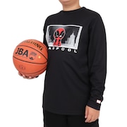 (キッズ)ジュニア デッドプール ロング UVカット 長袖Tシャツ DS0223009 速乾