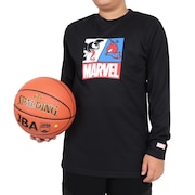 マーベル（MARVEL）（キッズ）ジュニア スパイダーマン&ヴェノム ロング UVカット 長袖Tシャツ DS0223010