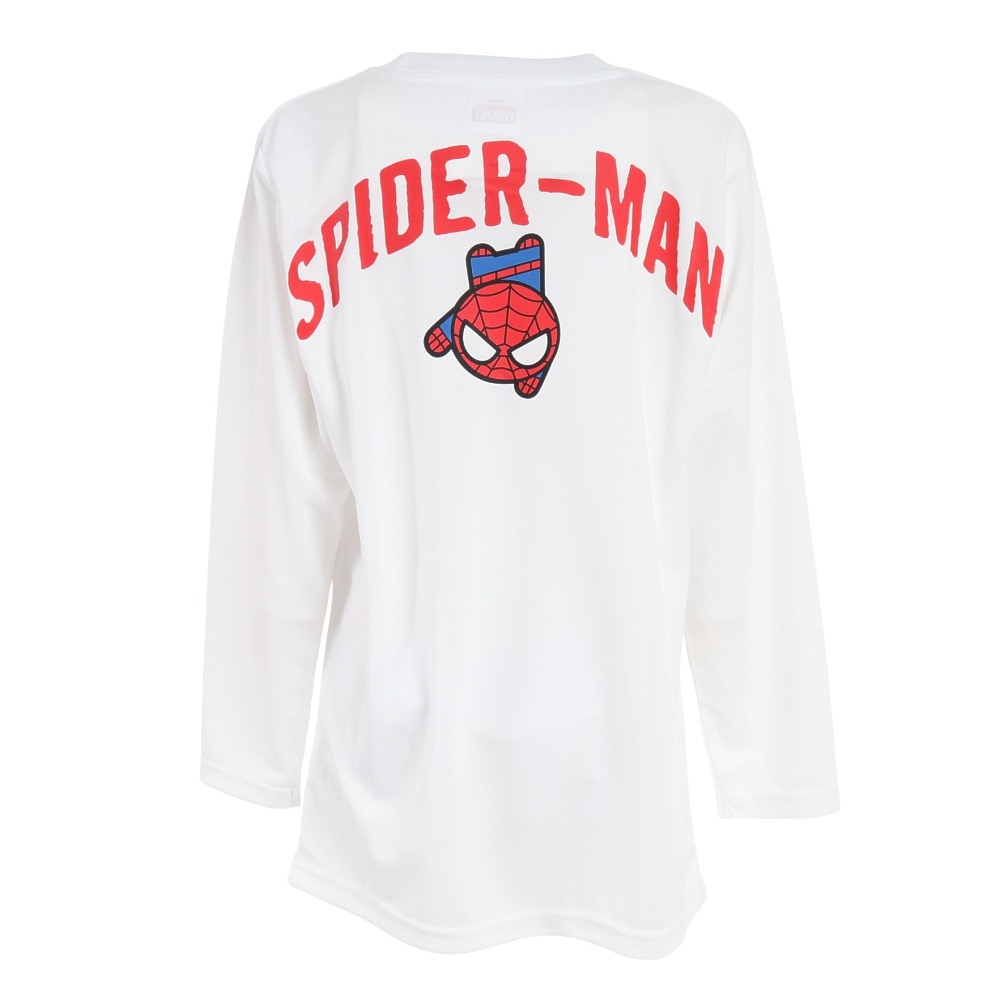 マーベル（MARVEL）（キッズ）ジュニア スパイダーマン ロング UVカット 長袖Tシャツ DS0223011