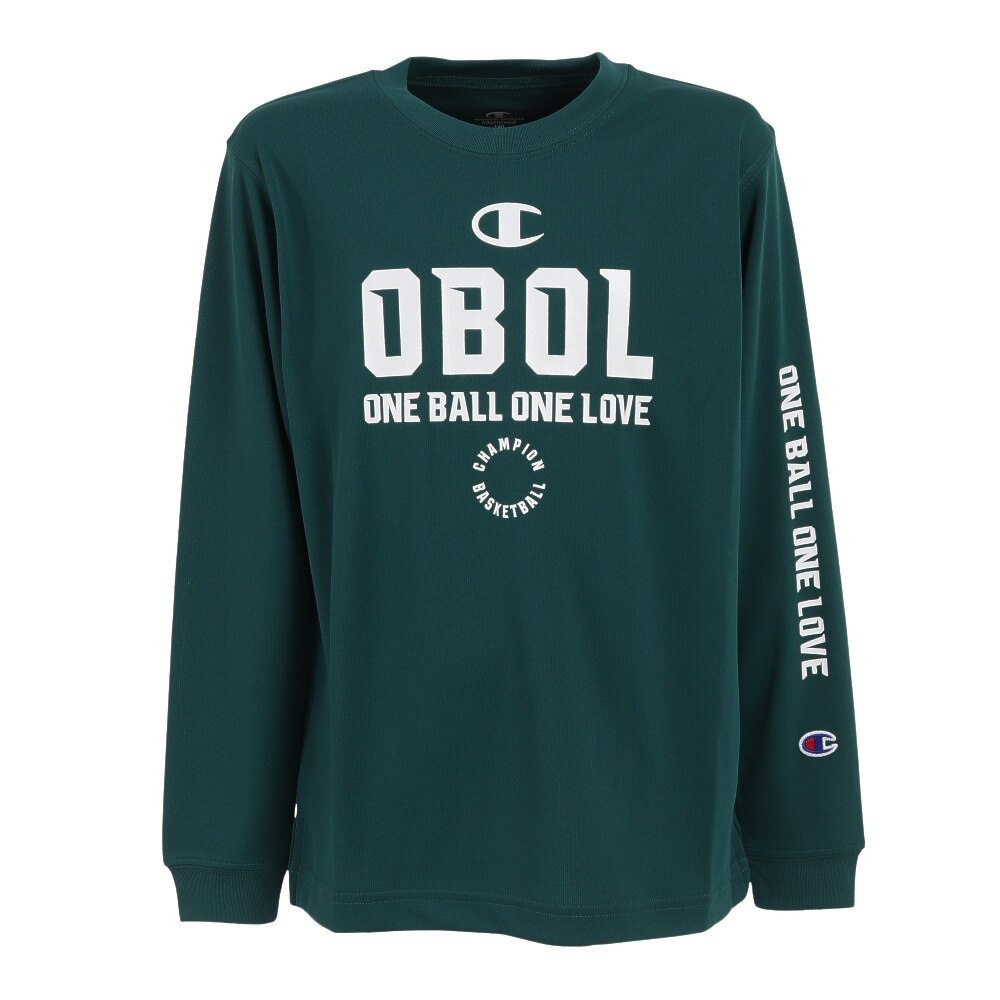 チャンピオン｜バスケットボールウェア ロンT ジュニア MINI 長袖Tシャツ CK-WB422 570 - スポーツ用品はスーパースポーツゼビオ