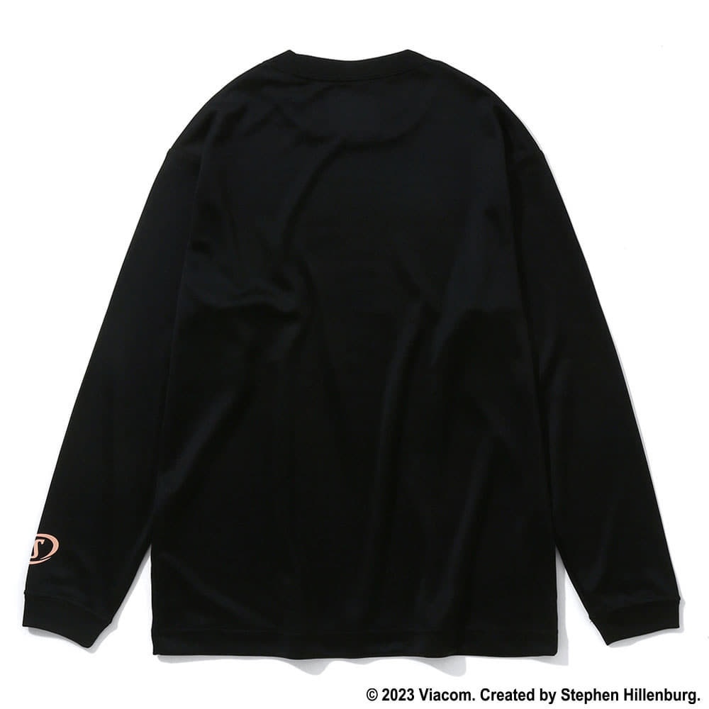 スポルディング（SPALDING）（キッズ）バスケットボールウェア ジュニア ロングスリーブTシャツ パトリック スター SJT23160SBK