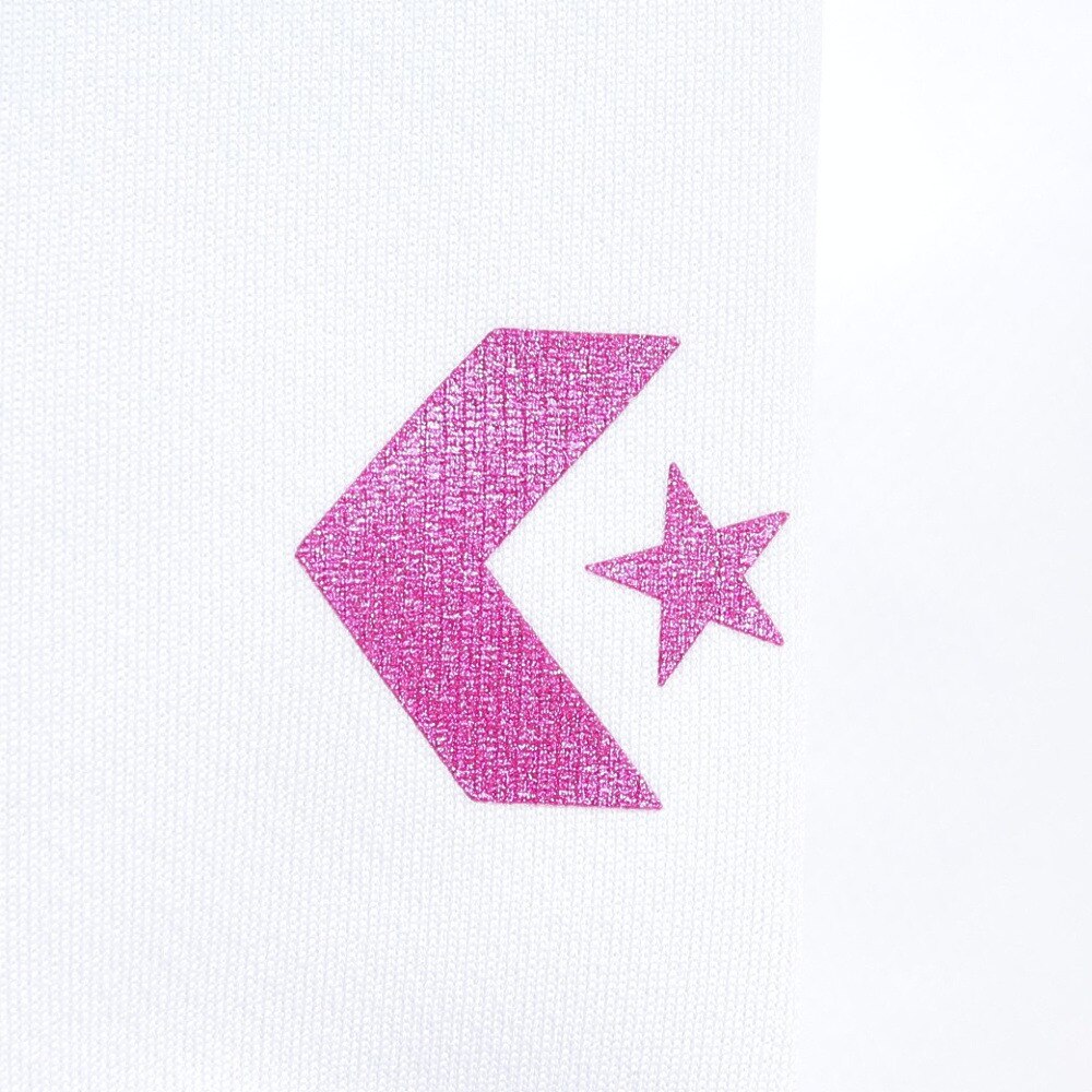コンバース（CONVERSE）（キッズ）バスケットボールウェア ジュニアプリントロングスリーブシャツ CB432355L-1100 速乾